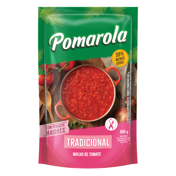 MOLHO TOMATE POMAROLA TRAD SCH 300G