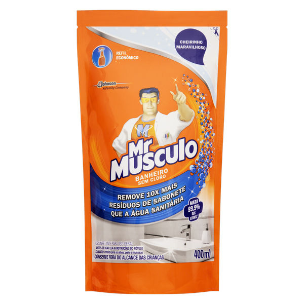 MR MUSCULO BANHEIRO 5 EM 1 POUCHE 400ml