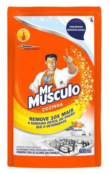 MR MUSCULO LIMPADOR COZ LARANJA 400ML20% DESC PROMO