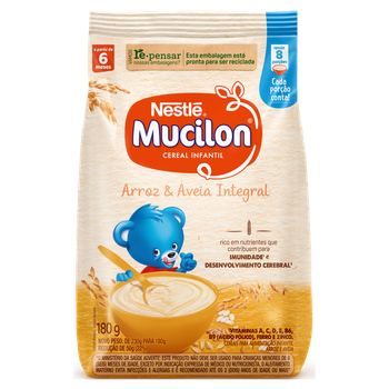 MUCILON ARROZ/AVEIA SCH 180G