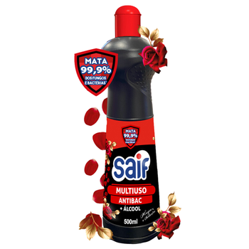 MULTIUSO ANTIBAC + ALCOOL  MAGIA SEDUCAO SAIF SQUEEZE 500ML
