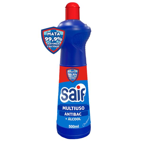 MULTIUSO ANTIBAC + ALCOOL ORIGINAL SAIF SQUEEZE 500ML