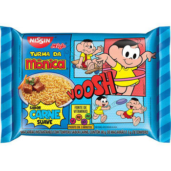 NISSIN TURMA DA MONICA CARNE 80G