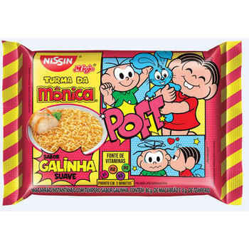 NISSIN TURMA DA MONICA GALINHA 80G