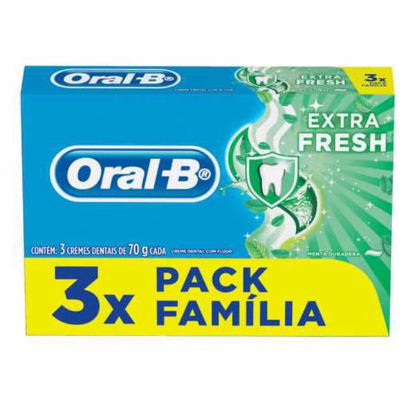 ORAL B EXTRA FRESH MENTA  PACKC/3 210G