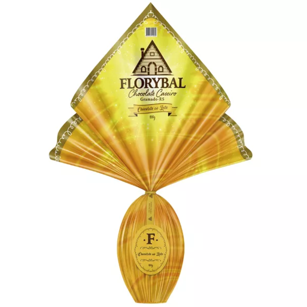 OVO PASCOA FLORYBAL AO LEITE 180G