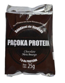 PACOCA PROTEIN CHOCOLATE MEIO AMARGO 25G