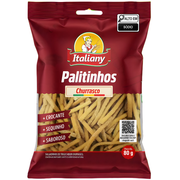 PALITINHO CHURRASCO  ITALIANY 80G