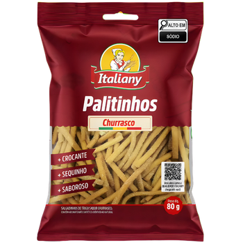 PALITINHO CHURRASCO  ITALIANY 80G