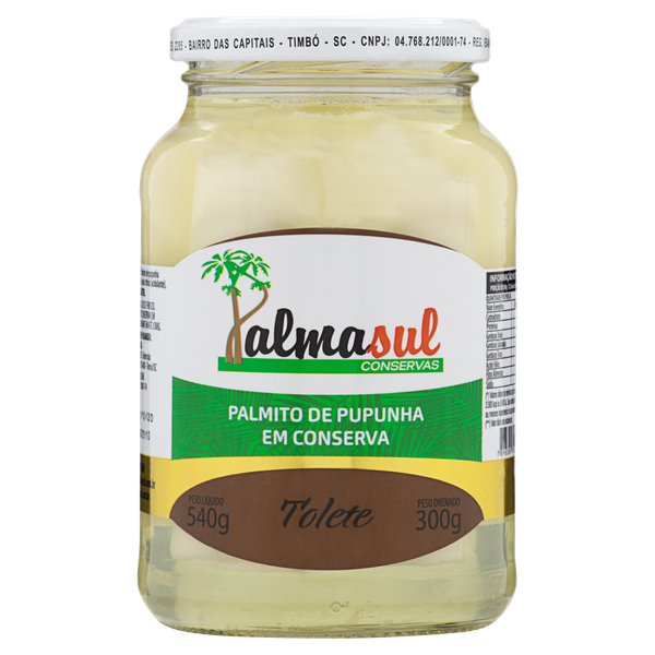 PALMITO PUPUNHA TOLETE STAND-UP POUCH 300G