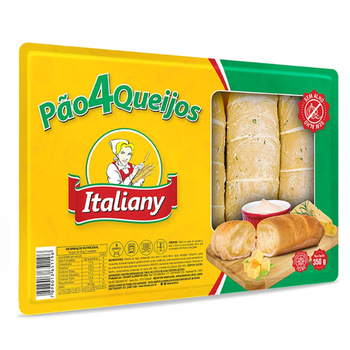 PAO DE ALHO ITALIANY 4 QUEIJOS 350G