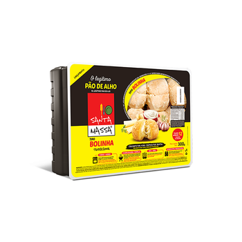 PAO DE ALHO SANTA MASSA BOLINHA 300G