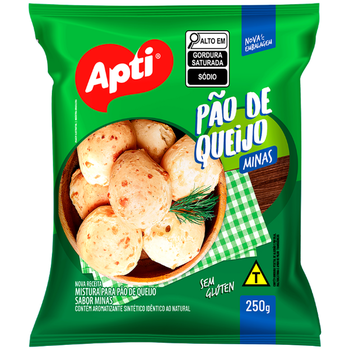PAO DE QUEIJO MINAS APTI 250G