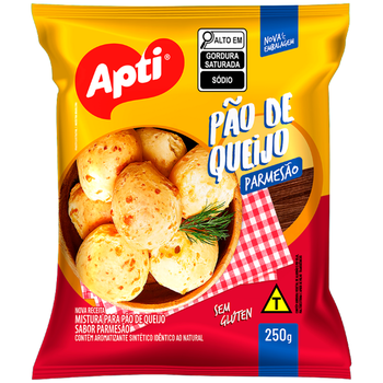 PAO DE QUEIJO PARMESAO APTI 250G