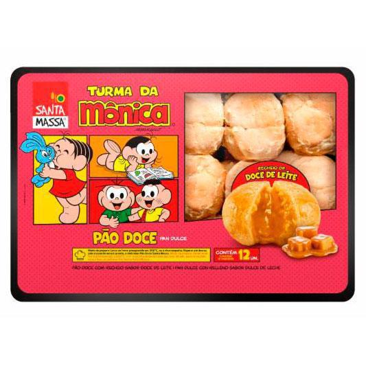 PAO DOCE DE LEITE SANTA MASSA BOLINHA 300G