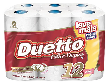 PAPEL HIG DUETTO FD 30M C/12 PERF L+P-