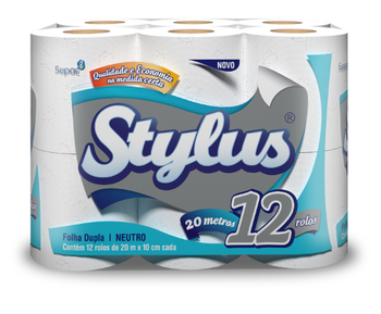 PAPEL HIG STYLUS FD NEUTRO 20M C/12