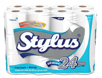 PAPEL HIG STYLUS FD NEUTRO 20M C/24