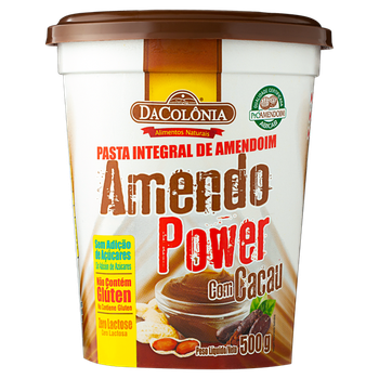 PASTA AMEND AMENDOPOWER C/ CACAU DACOLONIA500G