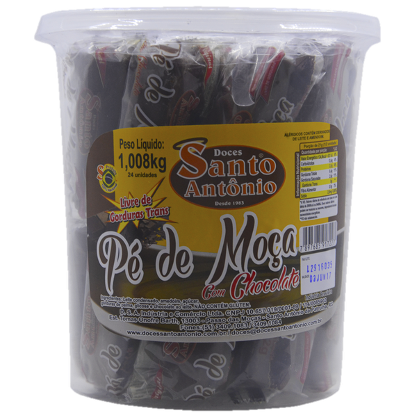PE DE MOCA COBERTO CHOC STO ANTONIO 1,008KG