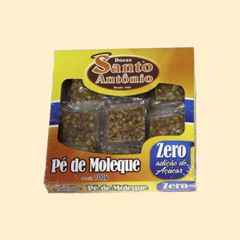 PE DE MOLEQUE ZERO SANTO ANTONIO 100G