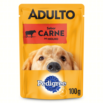 PEDIGREE SCH CARNE AO MOLHO 100G