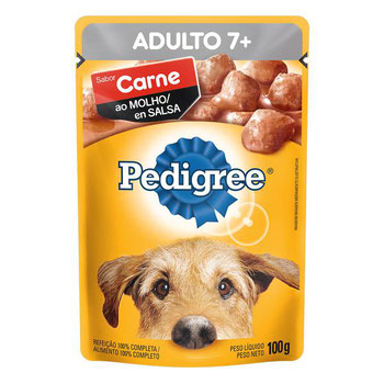 PEDIGREE SCH SENIOR CARNE MOLHO 100G