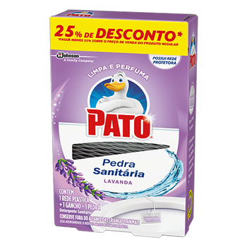 PEDRA SANITARIA PATO LAVANDA 25G