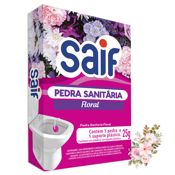 PEDRA SANITARIA SAIFFLORAL  25G