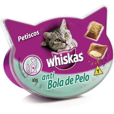 PETISCOS WHISKAS ANTIBOLA DE PELOS 40G