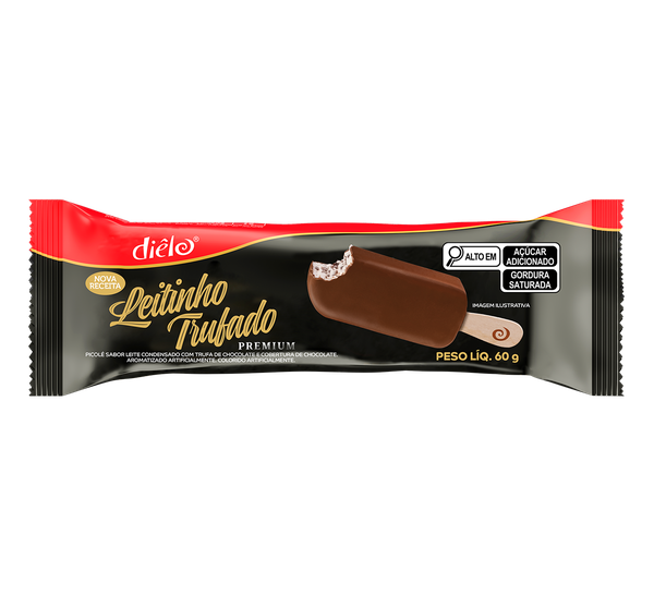 PICOLE DIELO LEITINHO TRUFADO 60G