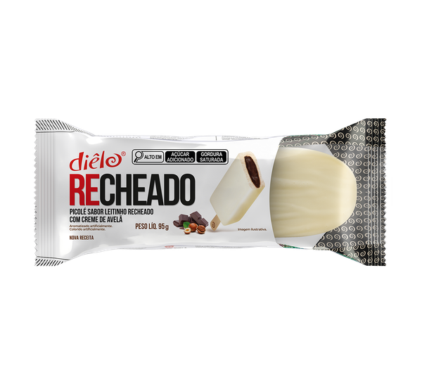 PICOLE RECH LEITINHO C/ CREME DE AVELA DIELO 95G
