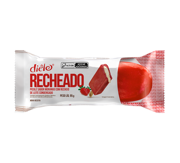 PICOLE RECH MORANGO C/ LEITE COND DIELO 95G
