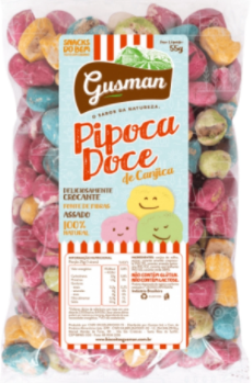 PIPOCA DOCE COLORIDA GUSMAN 55G