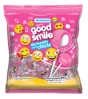PIRULITO PIETROBON BOLA GOOD SMILE TUTFRUTTI 200G