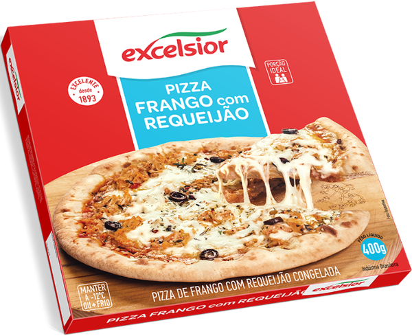 PIZZA EXCELSIOR FRANGO COM REQUEIJAO 400G