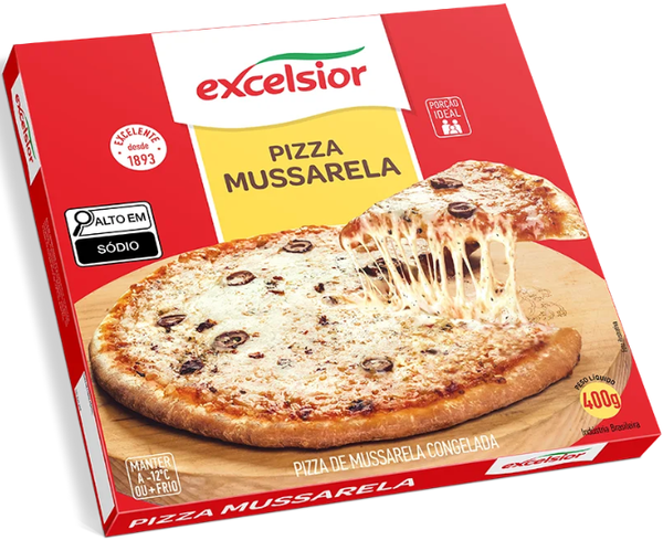 PIZZA EXCELSIOR MUSSARELA 400G