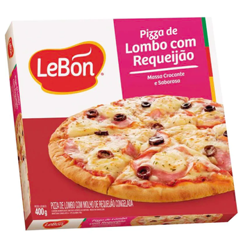 PIZZA LEBON LOMBO/REQUEIJAO 400G