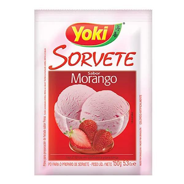 PO SORVETE YOKI MORANGO 150G