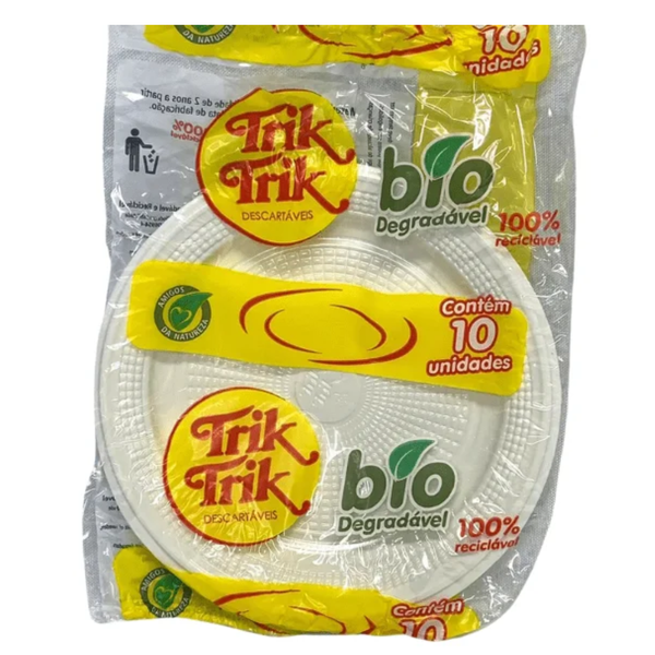 PRATO DESC BIO TRIK TRIK 15CM FUNDO