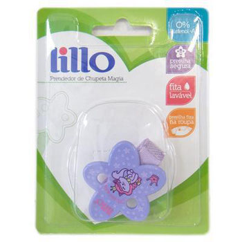 PRENDEDOR CHUPETA LILLO MAGIA VERMELHO