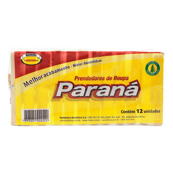 PRENDEDOR DE ROUPA PARANA C/12