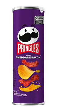 PRINGLES CHEDDAR E BACON 105G