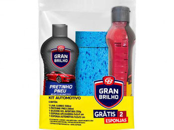 PROMOCIONAL GRANBRILHO L.CARRO PRETINHO SILICONE ESPONJA