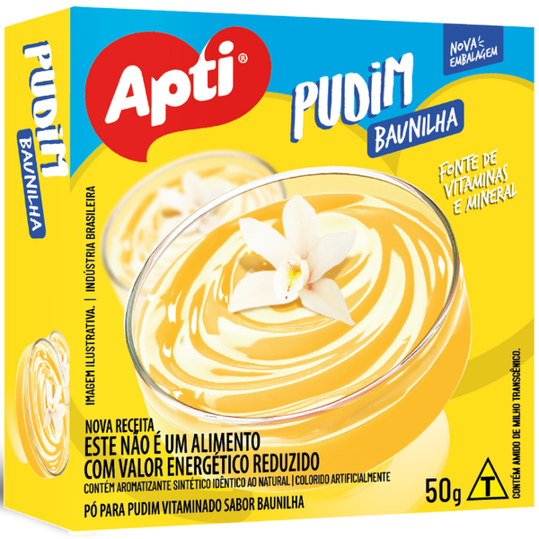 PUDIM APTI BAUNILHA 50G
