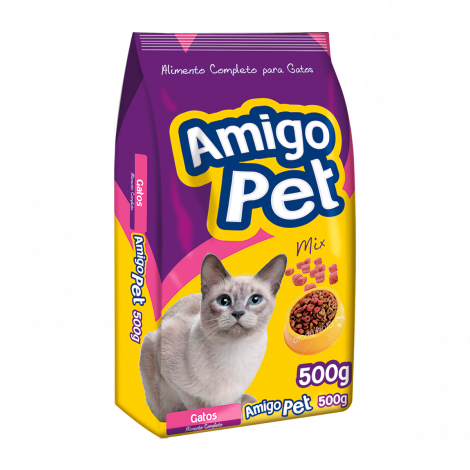 RACAO AMIGO PET GATO MIX 500G