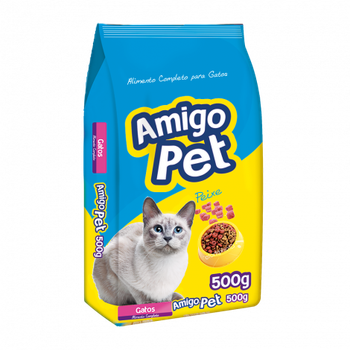 RACAO AMIGO PET GATO PEIXE 500G