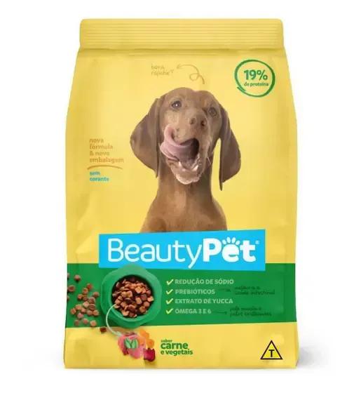 RACAO BEAUTY PET ALIMENTO CAO CARNE VEGETAIS 900G