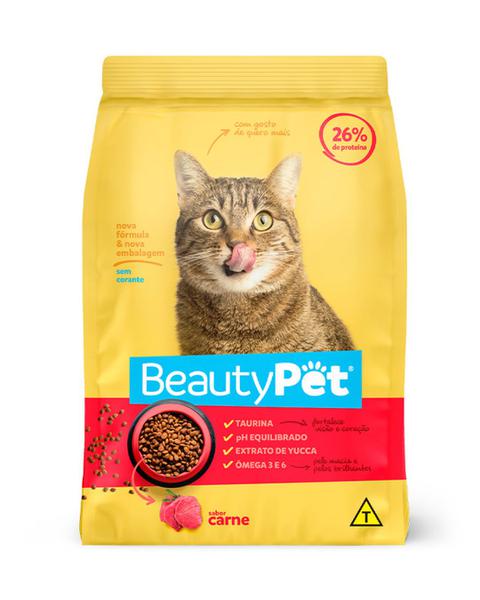 RACAO BEAUTY PET ALIMENTO GATO CARNE 900G
