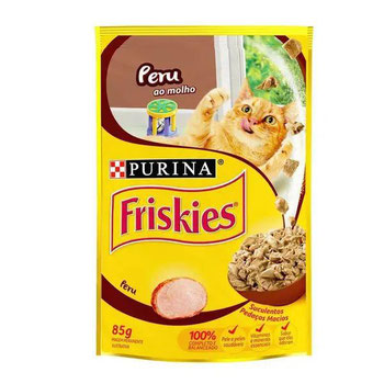 RACAO FRISKIES PERU AO MOLHO 85G